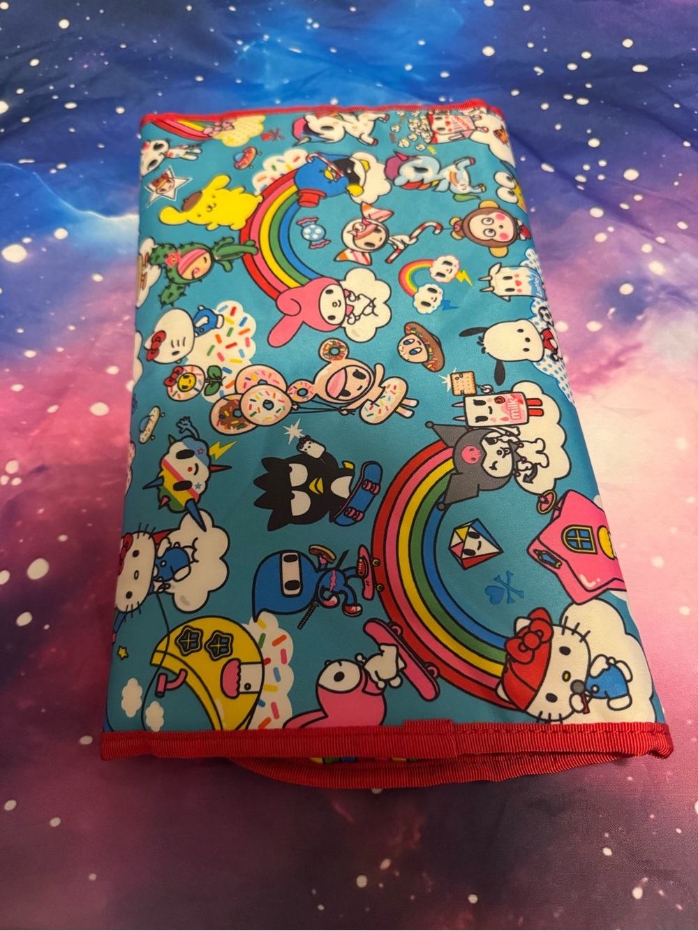 🌈 Rainbow Dreams padded diaper changing pad